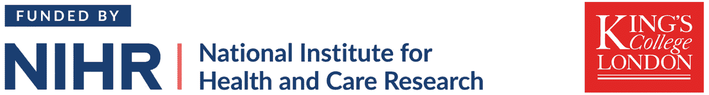 NIHR and KCL logos